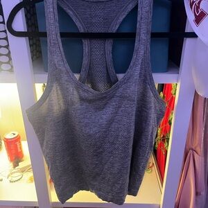 Lululemon Athletica Gray Sleeveless Relaxed Tank Top